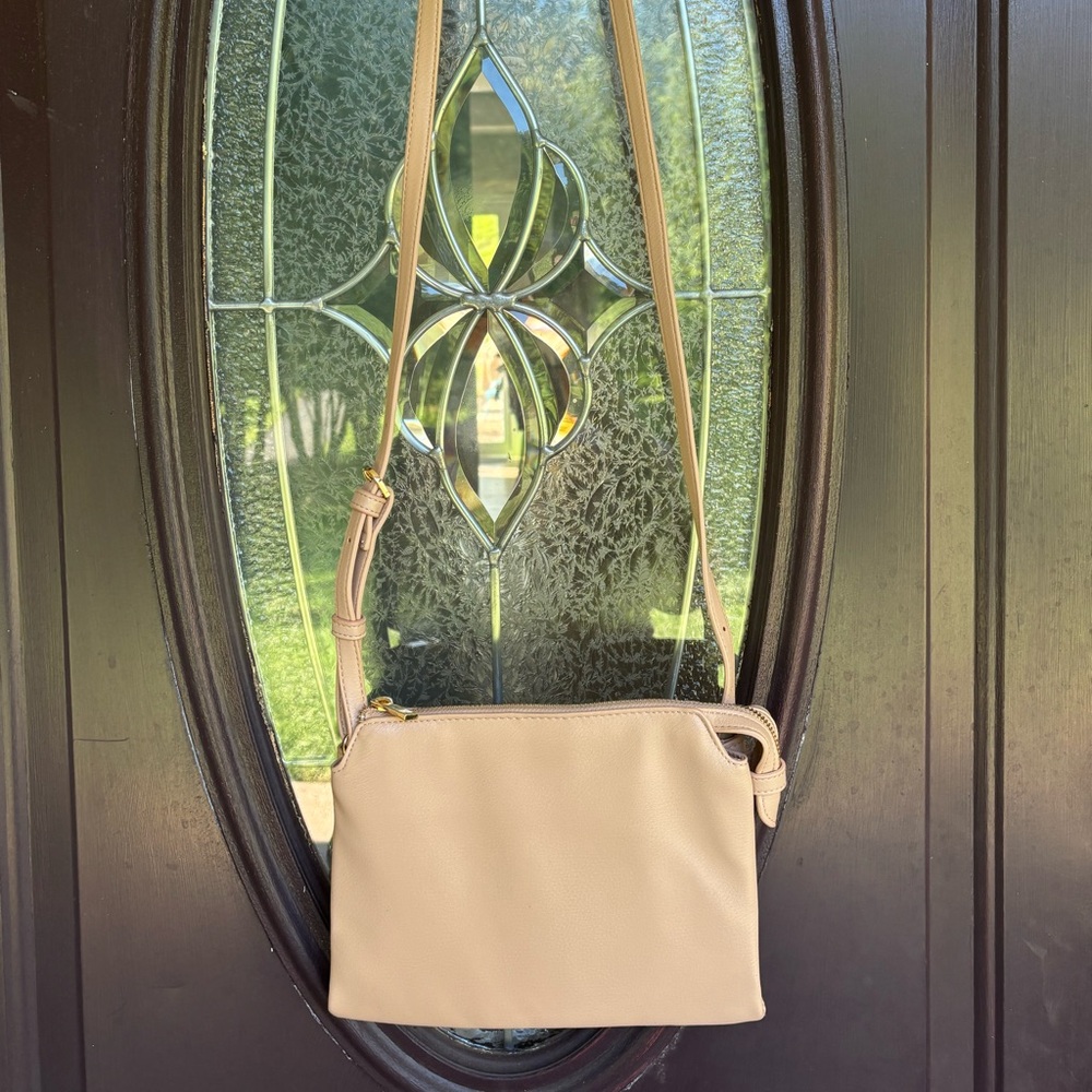 A New Day Cream Crossbody Bag